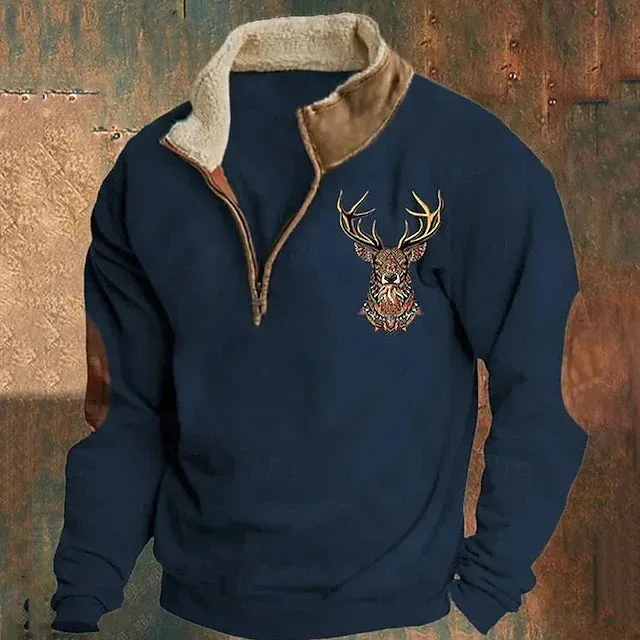 Austen | Sweater with Quarter Zip
