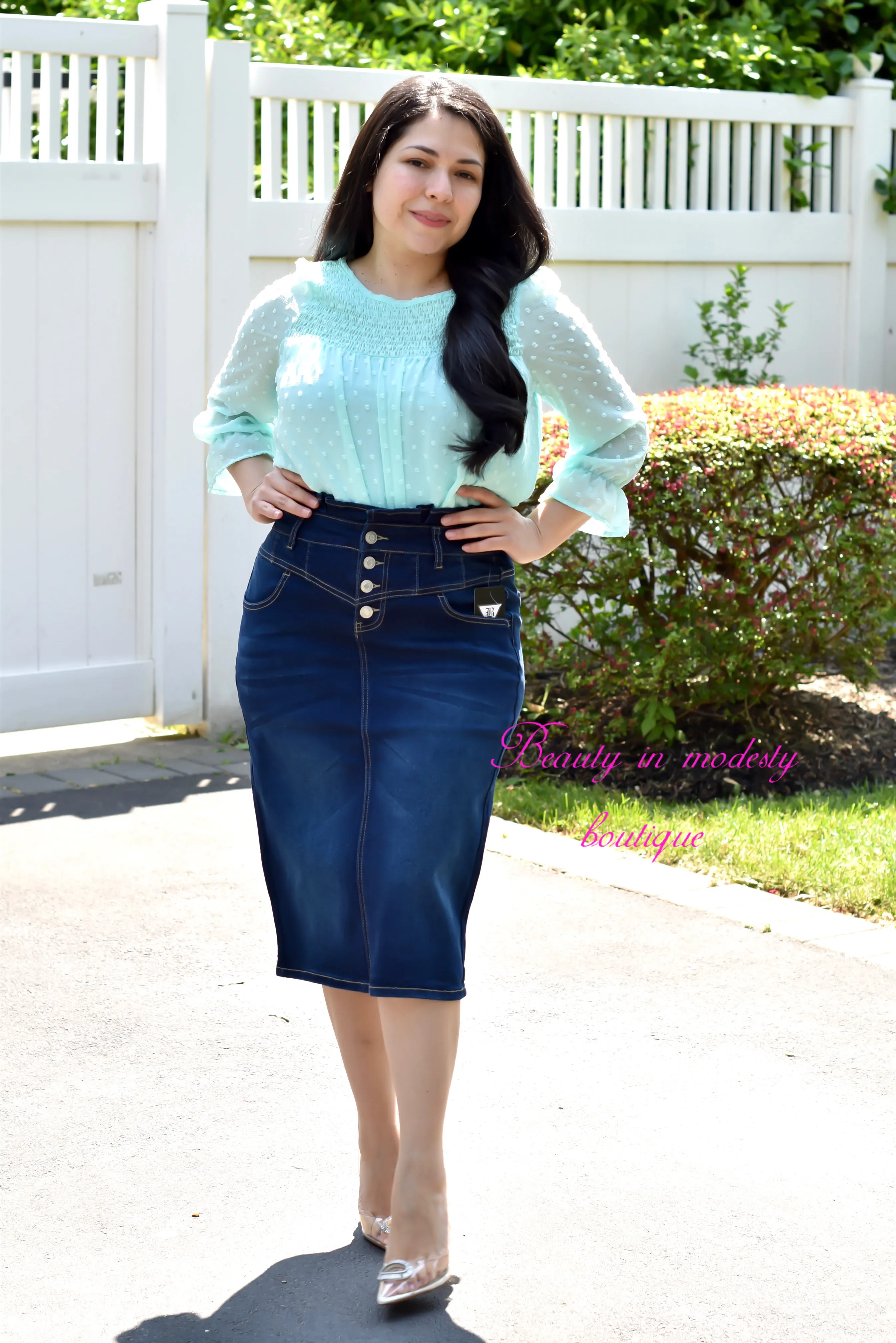 Camila Denim Skirt