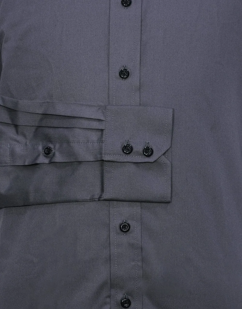 Charcoal Grey Button Down Collar Shirt