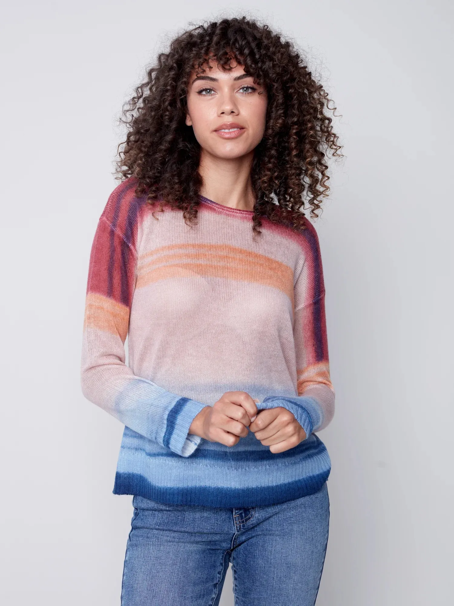 Day and Night Watercolor Sweater