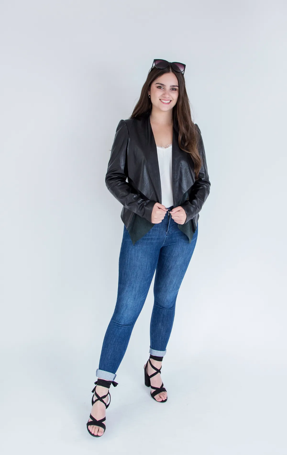 Dressed Leather Jacket - Black