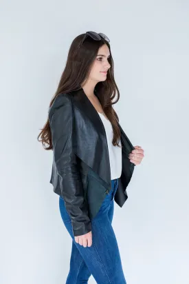 Dressed Leather Jacket - Black