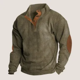 Ethan | Corduroy Sweatshirt with Collar