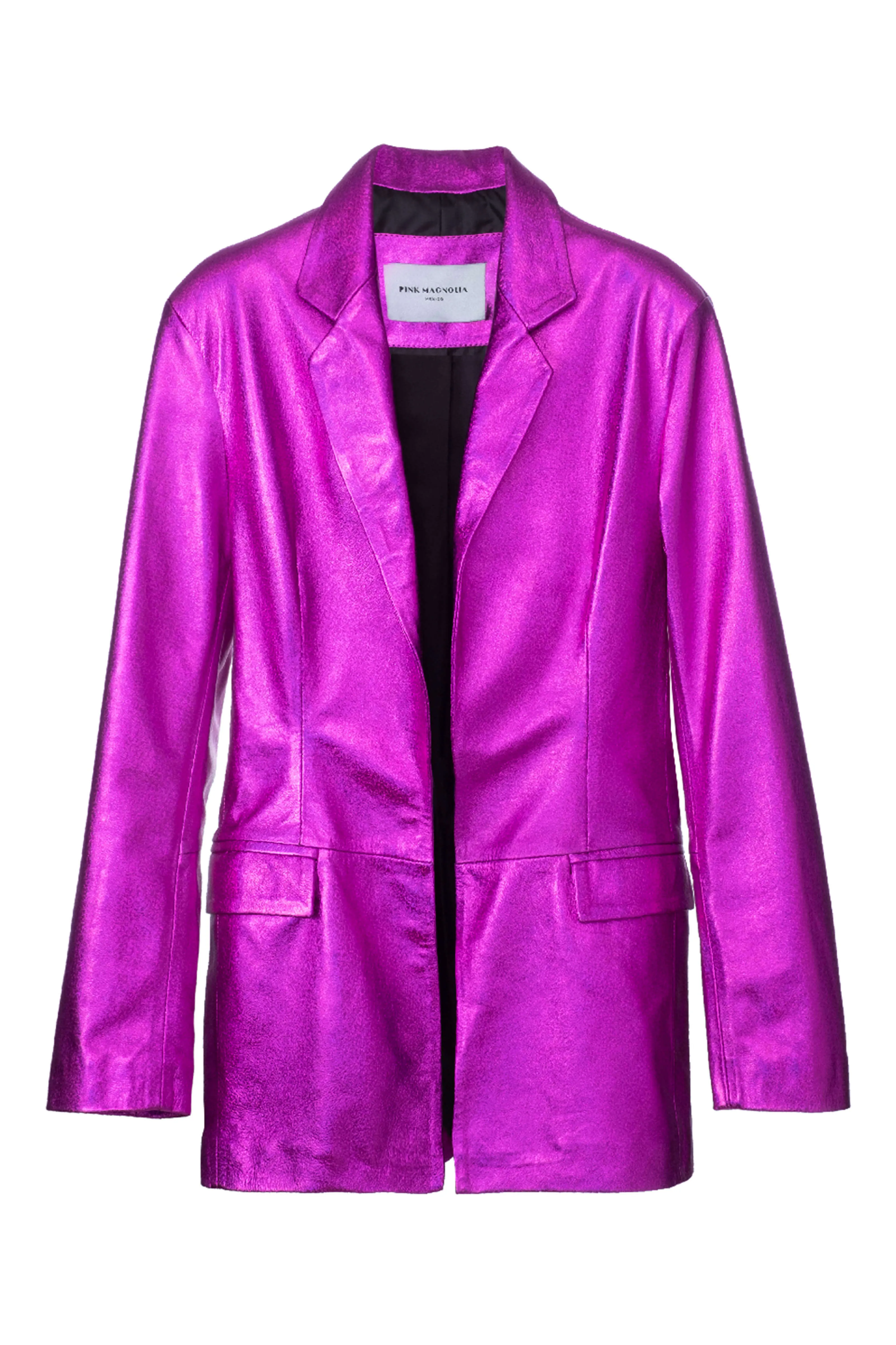 FRAMBUESA LEATHER BLAZER FIUCSA preorder