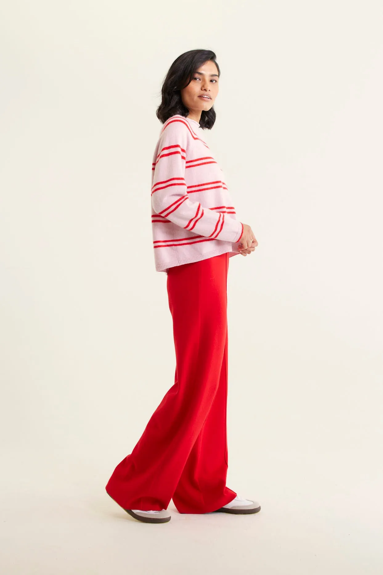 Midtown Cashmere Sweater In Blossom