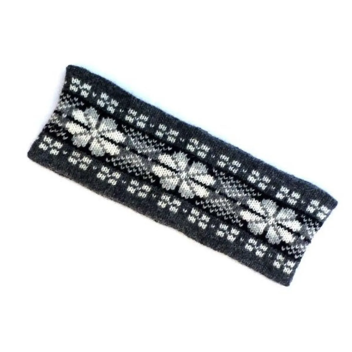 Slate Grey Fairisle Headband