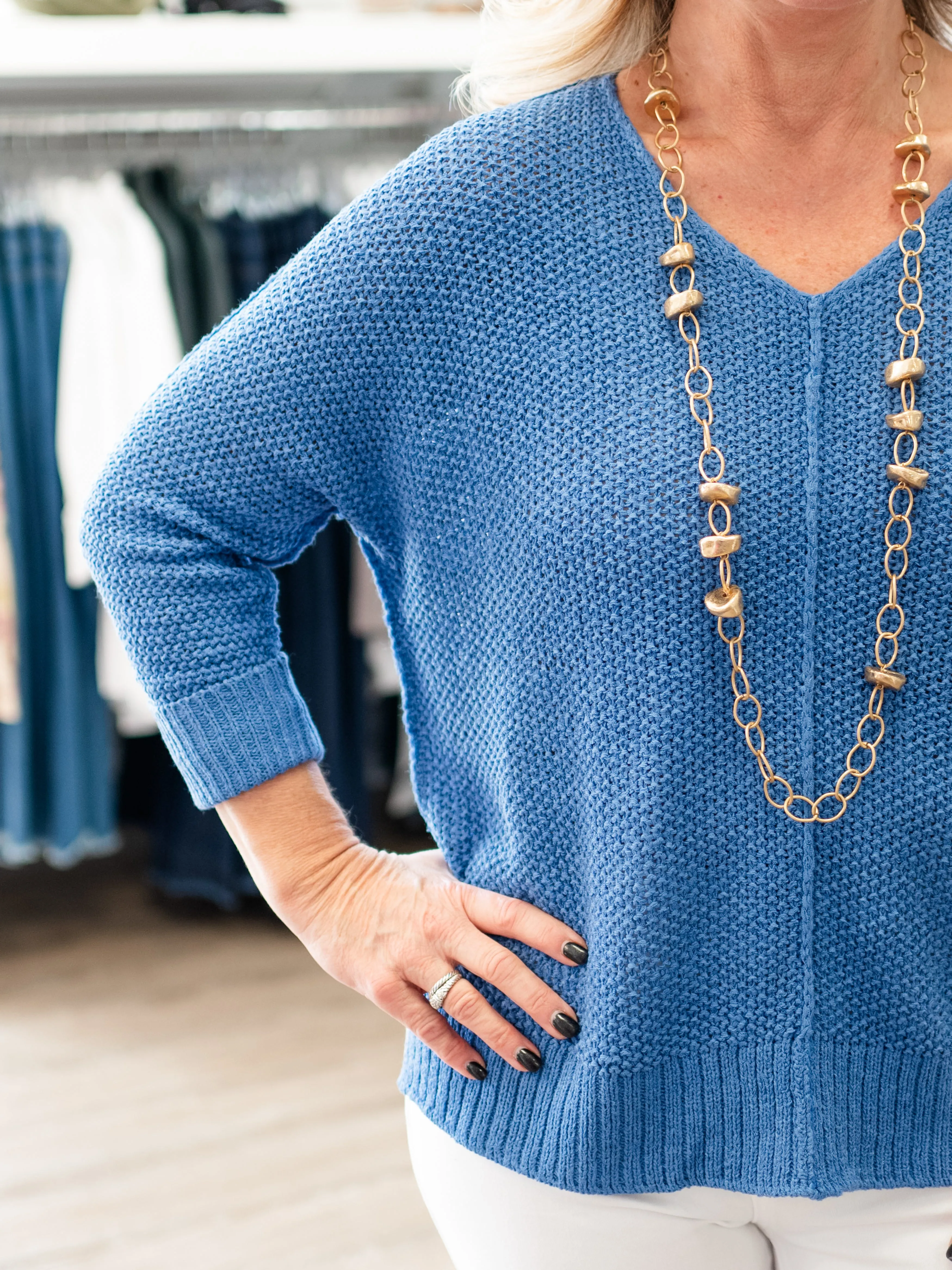 Step Into Spring Pullover Dusk by Habitat
