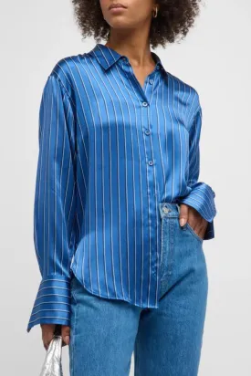 The Standard Shirt Slate Blue Multi
